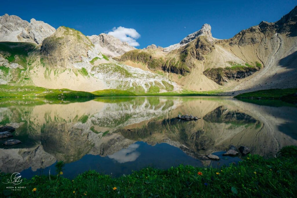 Unterer Seewisee, Lechtal Alps, Eagle Walk hiking trail, Austria