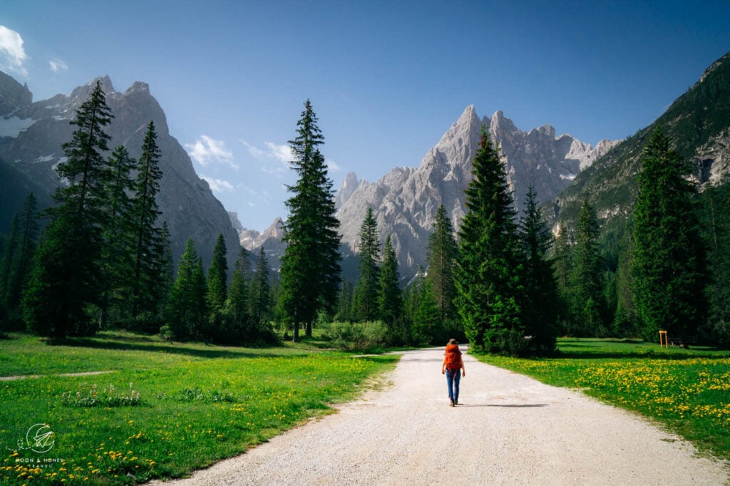 Val Fiscalina / Fischleintal valley trail, South Tyrol, Dolomites