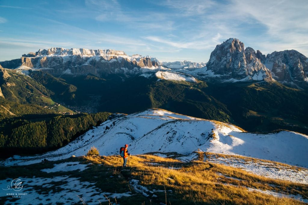 Aussicht vom Pitschberg (Monte Pic), Südtirol, Italien