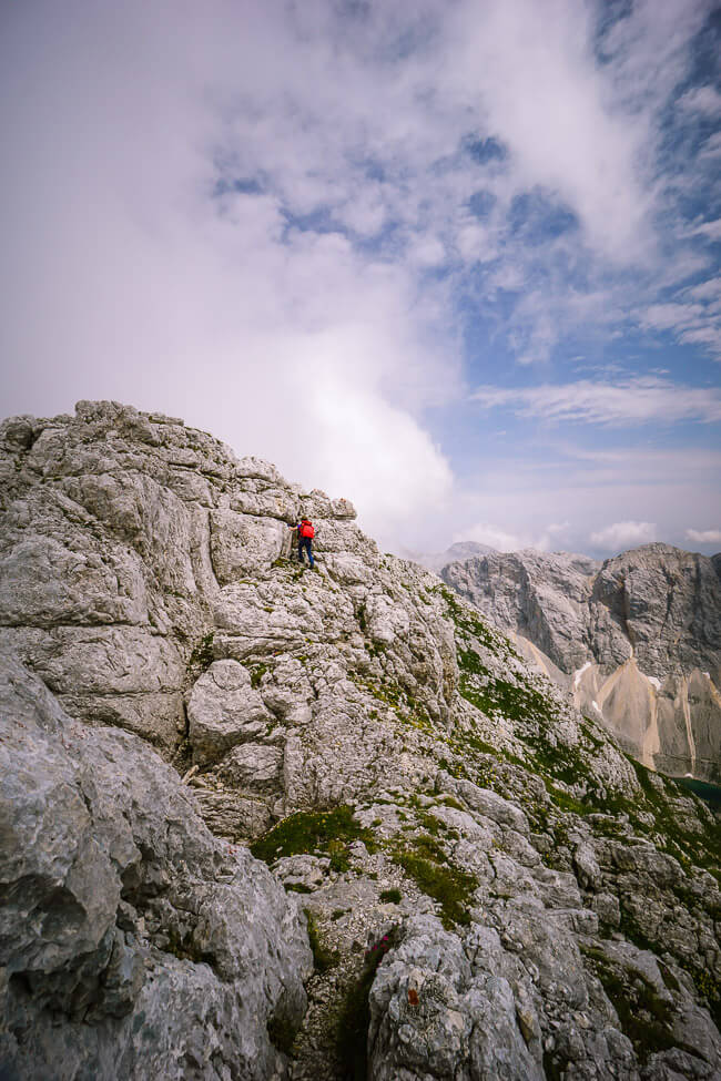 Špičje Ridge Trail, Julian Alps, Slovenia