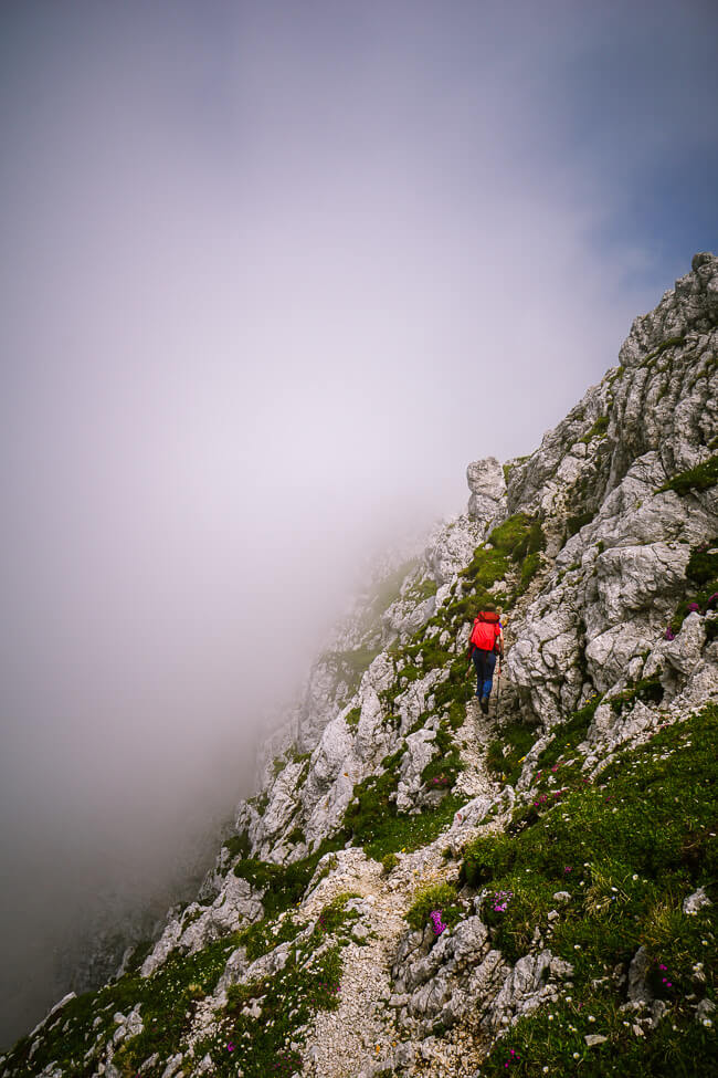 Špičje Ridge Trail, Julian Alps, Slovenia