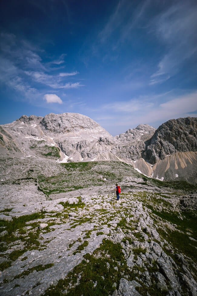 Špičje Ridge Trail, Julian Alps, Slovenia