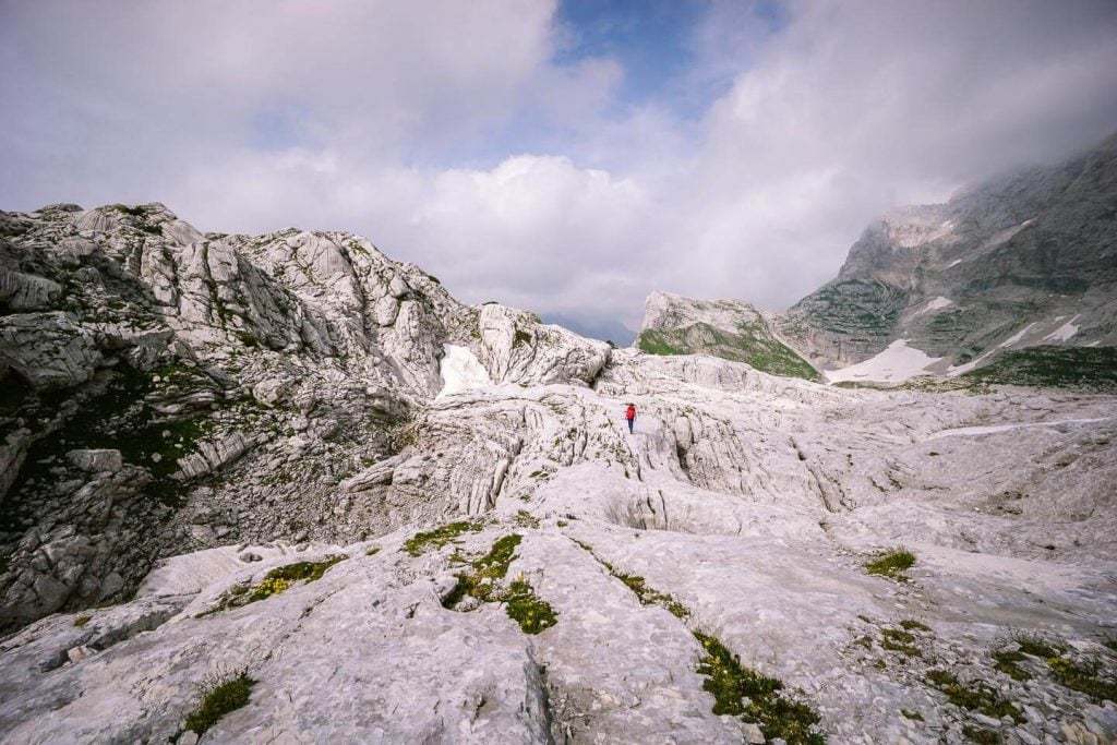 Karst Pavement, Zasavska koča na Prehodavcih, Slovenia