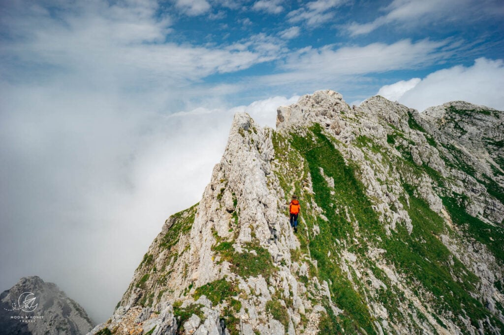 Veliko Špičje Ridge Hike, Slovenian Alps, Slovenia