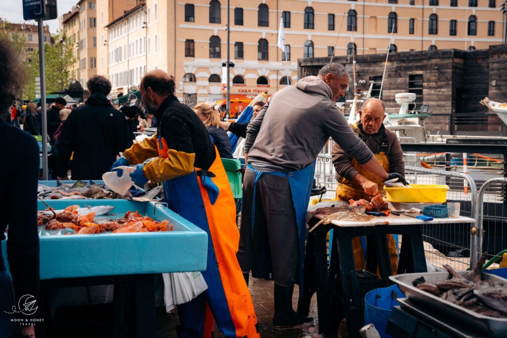 Old Port of Marseille (Vieux-Port) Fish Market