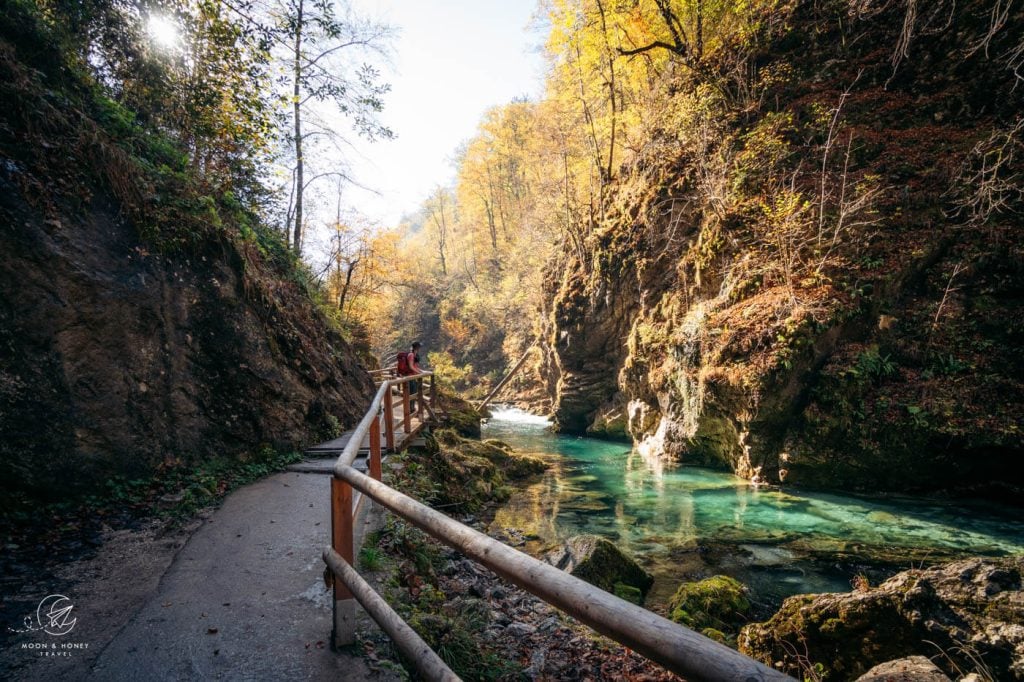 Vintgar Gorge Hike near Lake Bled, Slovenia