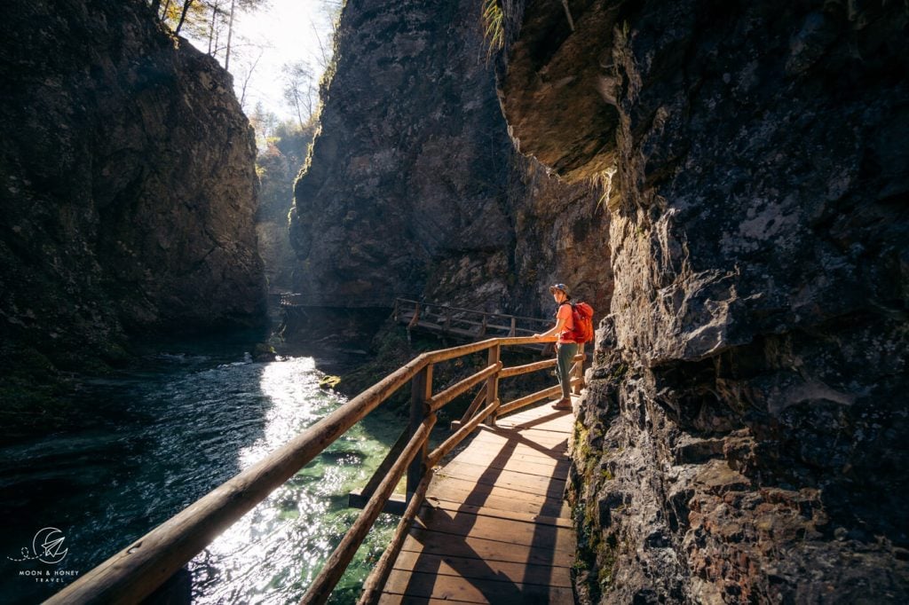 Vintgar Gorge Hike, Julian Alps, Slovenia