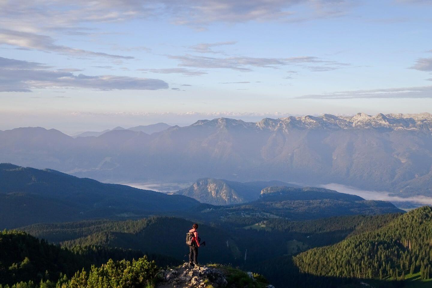 Viševnik summit hiking trail, Things to do on Pokljuka Plateau, Slovenia