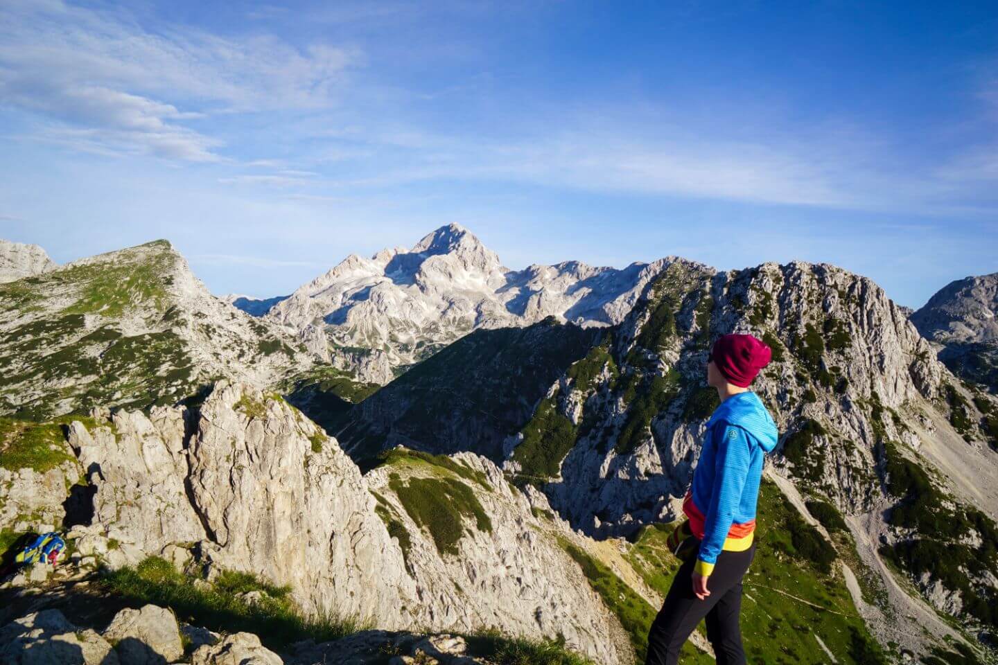 View of Mount Triglav from Viševnik, Julian Alps, Slovenia