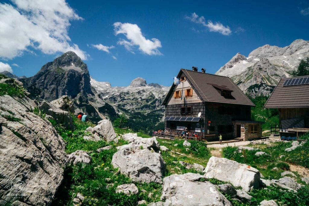 Vodnikov Dom mountain hut, Julian Alps, Slovenia