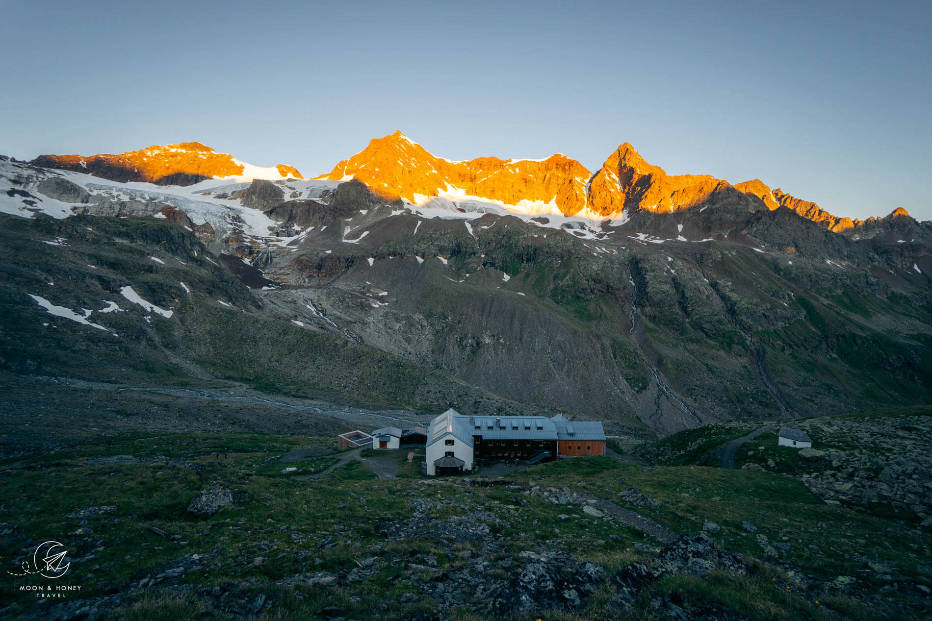 Wiesbadener Hütte, Silvretta, Vorarlberg, Österreich