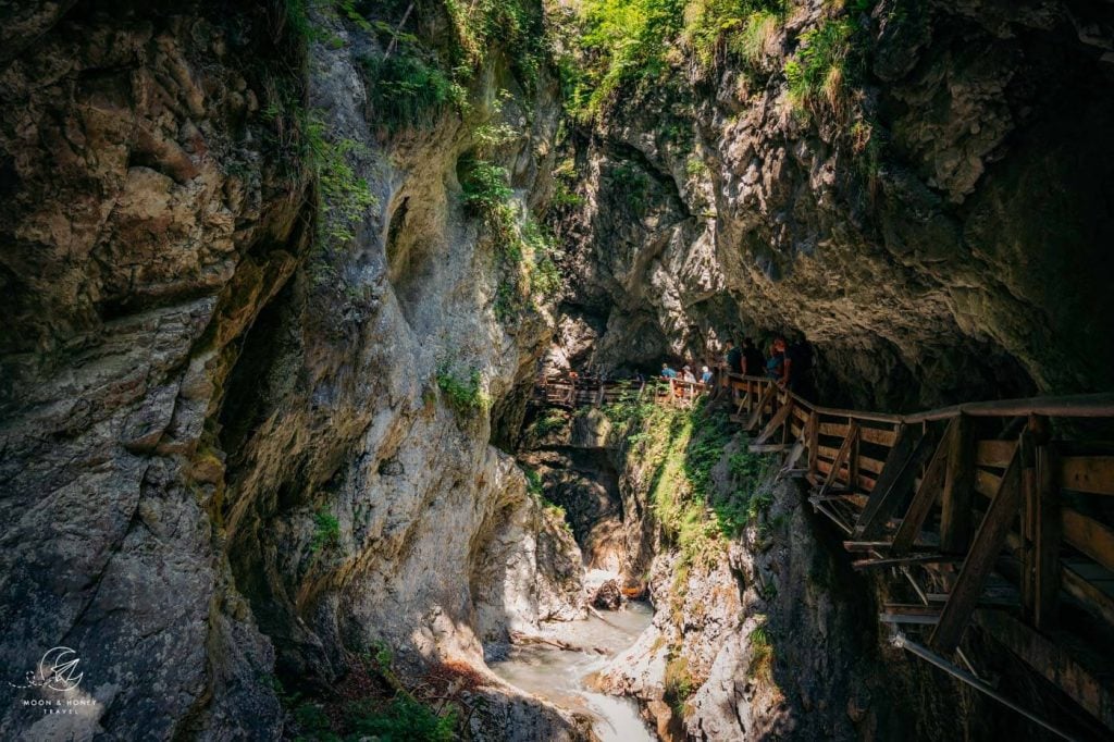 Wolfsklamm Gorge and Stanserbach stream, Karwendel Mountains, Austria