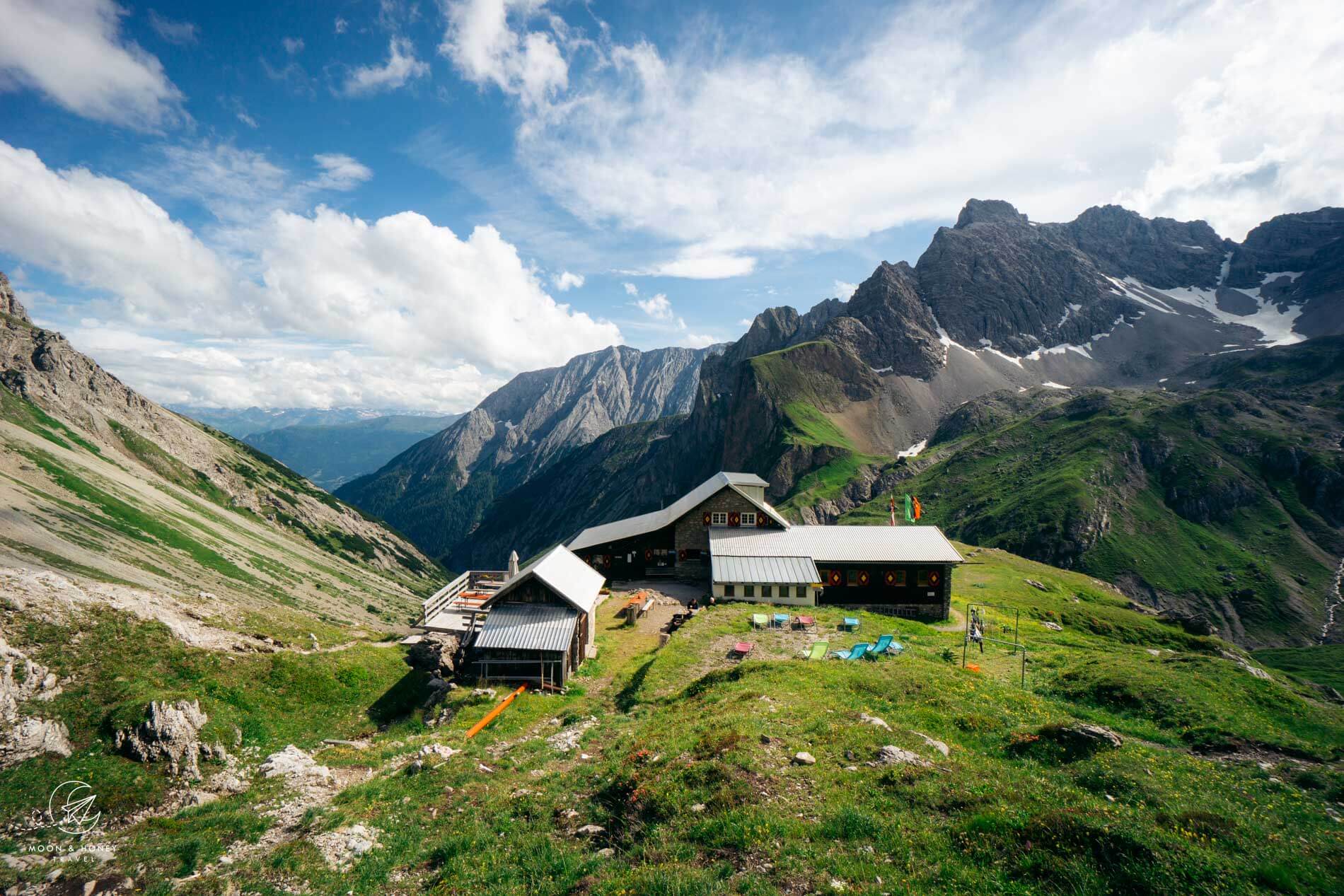 Württemberger Haus, Lechtal Alps Eagle Walk mountain hut, Austria