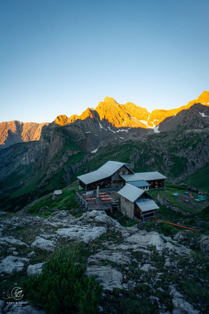 Württembergerhaus Mountain Hut, Lechtal Alps, Tyrol, Austria