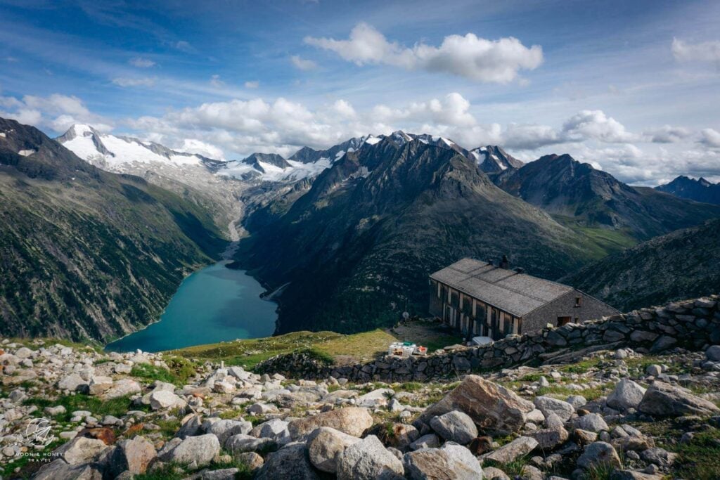 Olpererhütte, Zillertaler Alpen, Tirol, Österreich