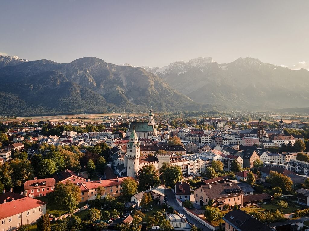 Historic Town Hall in Tirol, Austria